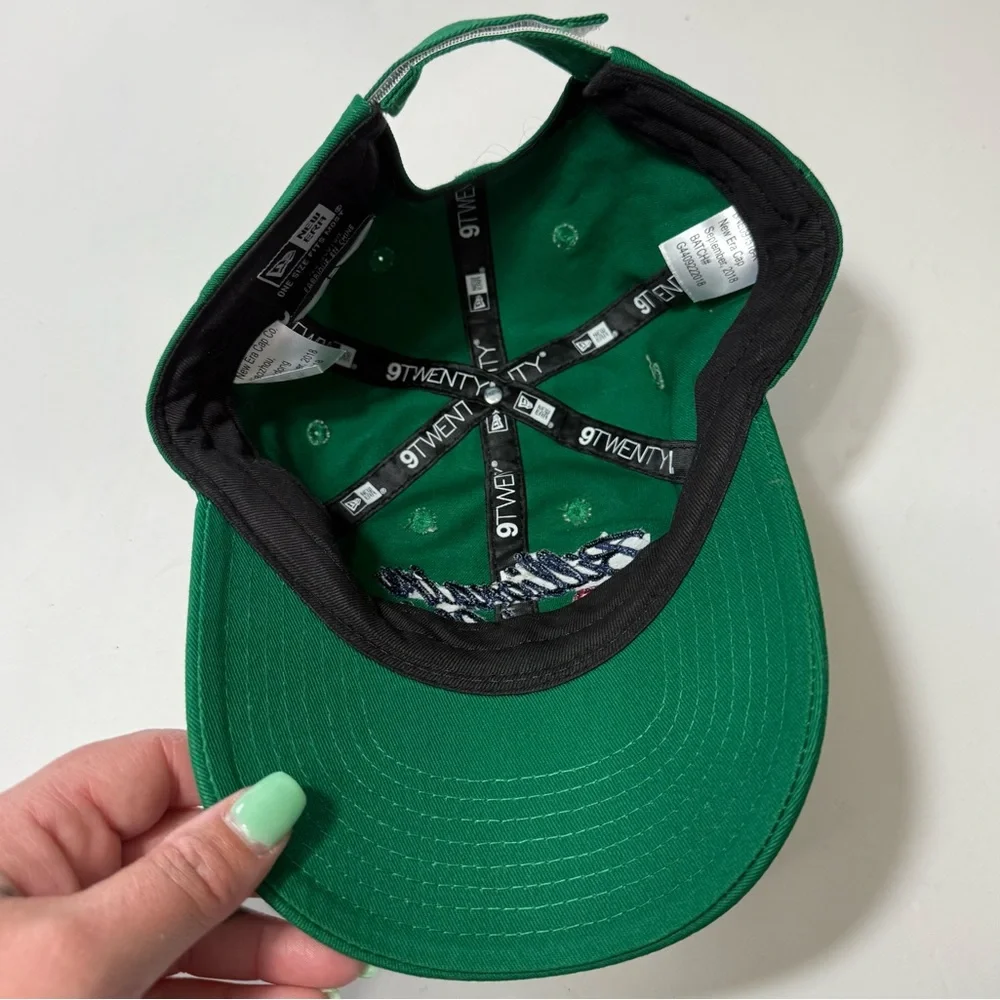 New Era Green Cap with Adjustable Strap